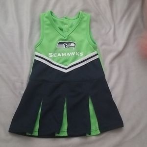 Toddler Seahawks Cheer Uniform